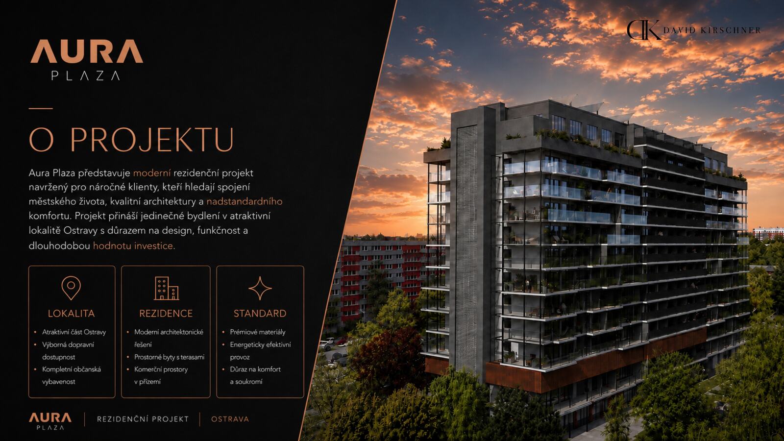 O projektu AURA PLAZA